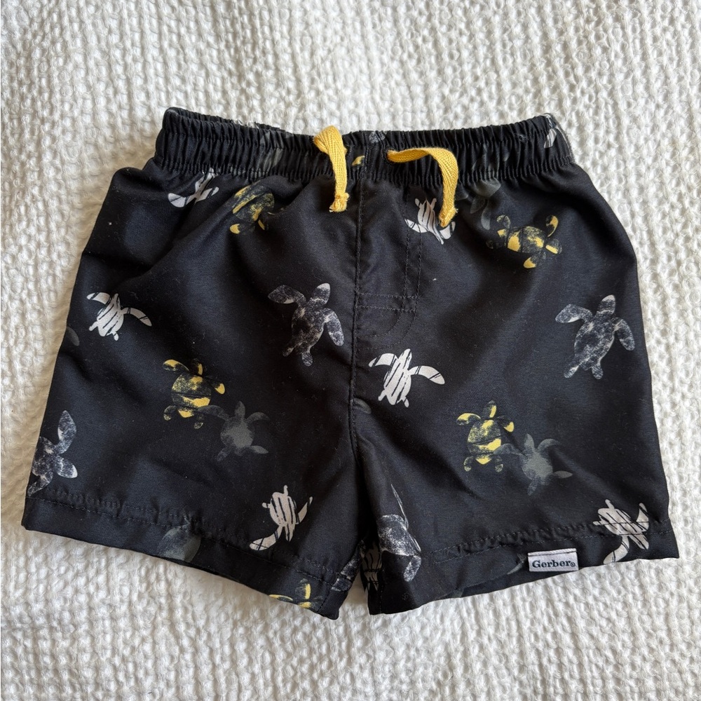 Sea turtle swim trunks 12 months